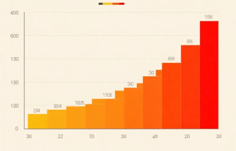 冷热分布柱状图